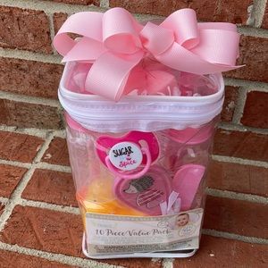 Le Bebe Favorite Baby Girl 10-Piece Pink Gift Set